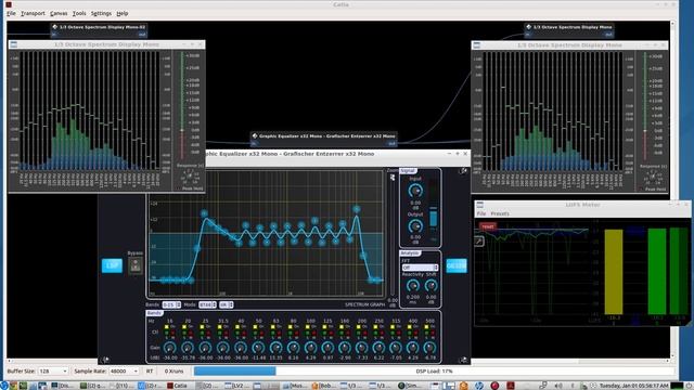 The LSP 32 BAND audio EQUALIZER Plugin - brief demo of this Linux Audio LV2 plugin in action смотреть онлайн