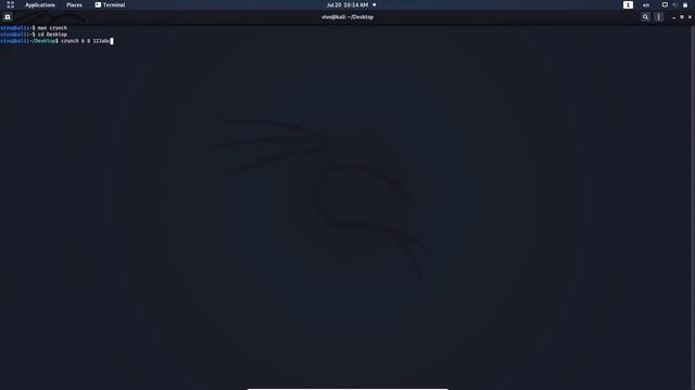 Create wordlist using crunch смотреть онлайн