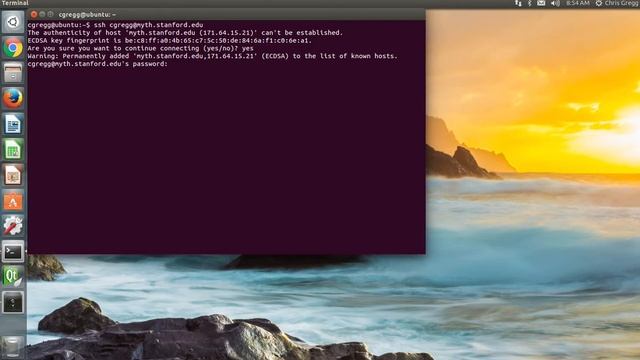 Logging to myth from Linux смотреть онлайн
