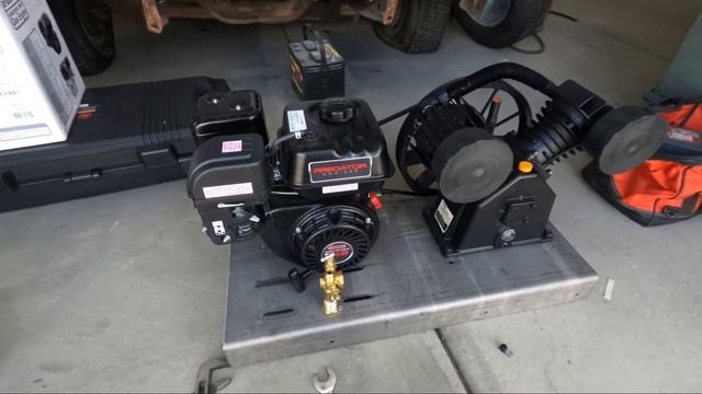 How to build a gas powered air compressor // DIY // Predator 212 смотреть онлайн