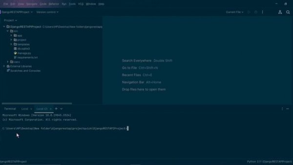 How to create a virtual environment for an existing project in pycharm || by Rohit Sharma