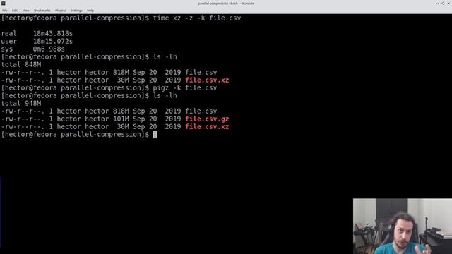 Linux - Comprimindo na Metade do Tempo смотреть онлайн