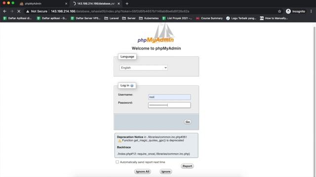 Cara mengamankan phpmyadmin menggunakan custom URL dan Basic Auth смотреть онлайн