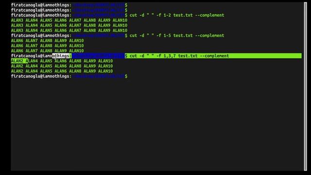 Linux Cut Command (cat komutunun) Kullanımı ve Özellikleri смотреть онлайн