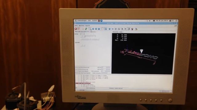 Ubuntu 10.04 Linux CNC Test смотреть онлайн