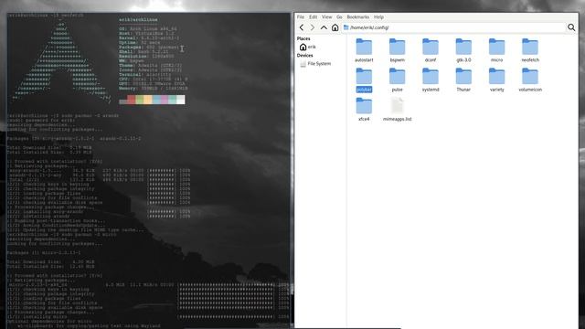 Nixos 6: Installing Arch Linux and Bspwm in our Virtual Box - ATT - yay - paru - icons - variety .. смотреть онлайн