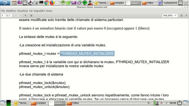 Sincronizzazione tra processi - MUTEX in C смотреть онлайн