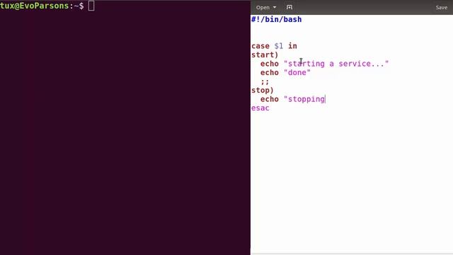 M09T1.3 - Intro to Linux - Bash case statement смотреть онлайн