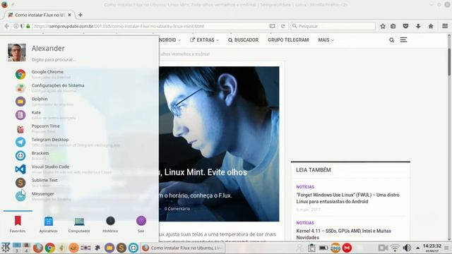 Como instalar F.lux no Ubuntu смотреть онлайн