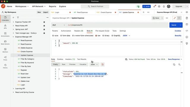 Project Demo - Build Production Ready REST API in Spring Boot and JPA - Expense Manager API🔥 смотреть онлайн