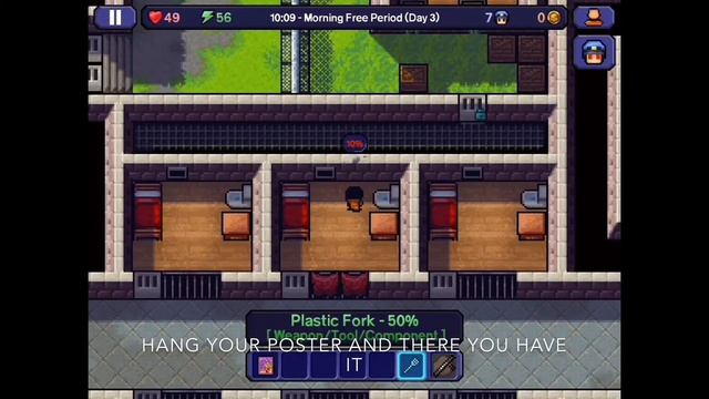 Best Place To Dig A Hole In The First Prison|The Escapists iOS смотреть онлайн