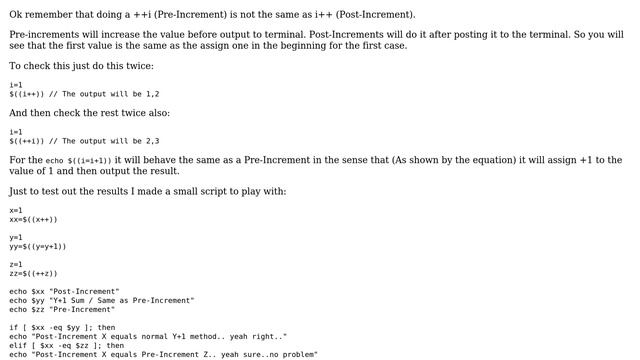 Ubuntu: Why is the output of echo $((i++)) different than echo $((i=i+1))? (2 Solutions!!) смотреть онлайн