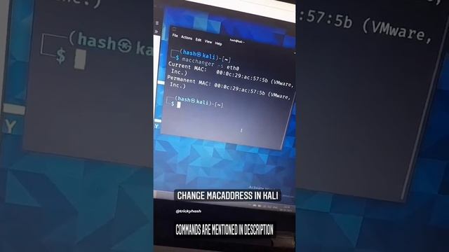 Change Mac Address in Kali Linux | Mask Your Identity. #kalilinux #macaddress смотреть онлайн