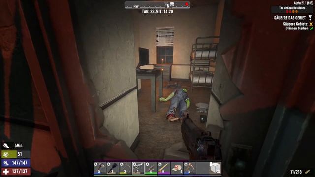 Fahrradunfall | 7 Days to Die Alpha 21 Stable #45 | Linux смотреть онлайн