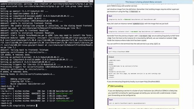 Intro to Singularity/Apptainer #6 - Instances смотреть онлайн