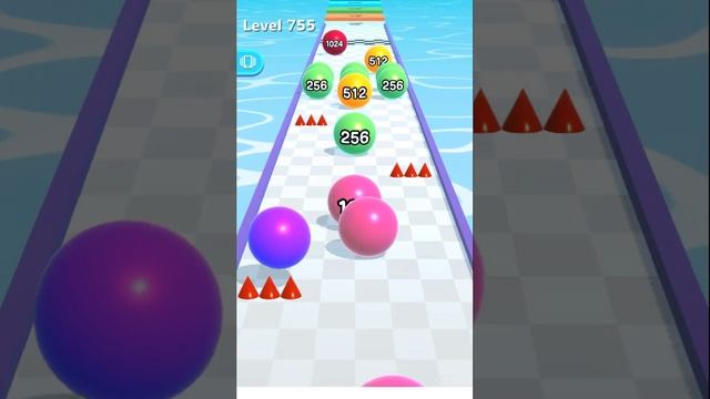Ball Run 2048 - All Levels Gameplay Android, iOS ( Levels 743 - 766 ) смотреть онлайн