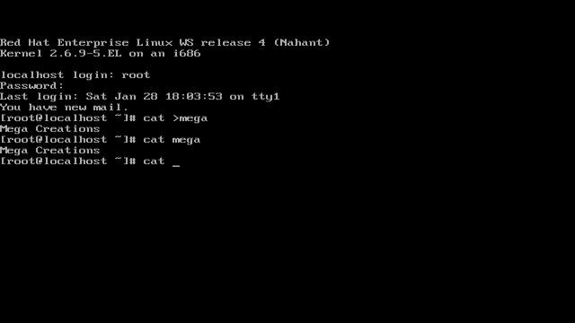 La Commande Cat Sous Linux RedHat смотреть онлайн