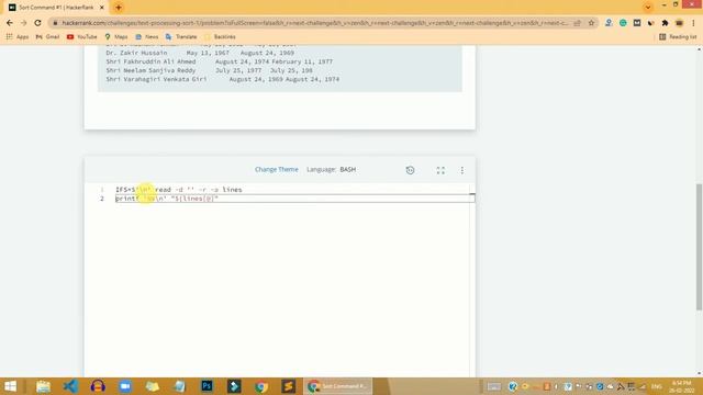 HackerRank Sort Command #1 problem solution | Linux Shell problems solutions | Programmingoneonone смотреть онлайн