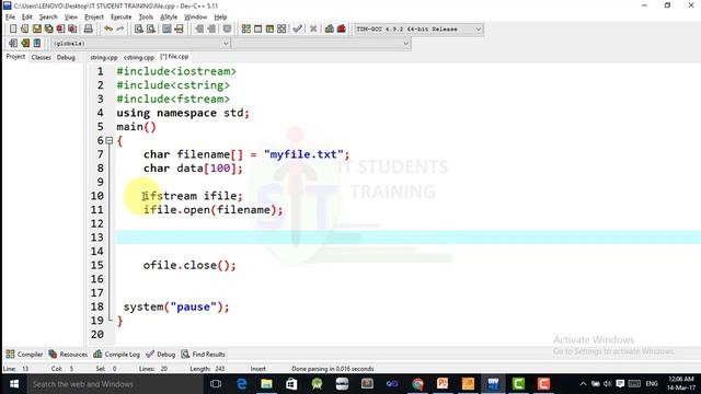 File reading and writing line by line in C/C++ | getLine and putLIne methods in C/C++ смотреть онлайн
