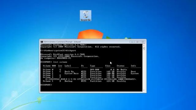 How to mount a drive to a folder path using command and Diskpart смотреть онлайн