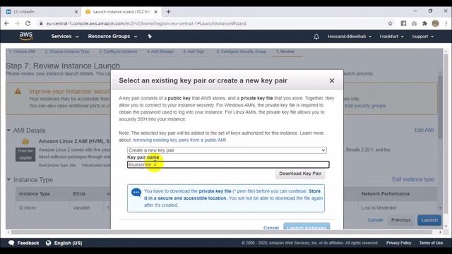 How to create EC2 Linux server in AWS amazon cloud смотреть онлайн