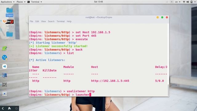 Empire/Framework 31 // Generation Stager Powershell смотреть онлайн