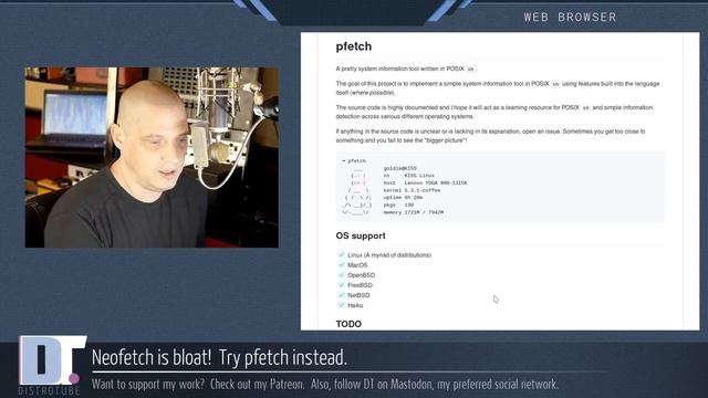 Neofetch is BLOAT! Try pfetch instead. смотреть онлайн