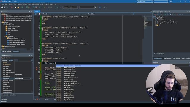 Como criar seu primeiro COMPONENTE Fmx смотреть онлайн
