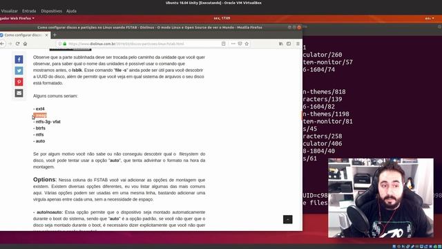Como configurar o FSTAB - Linux Avançado смотреть онлайн