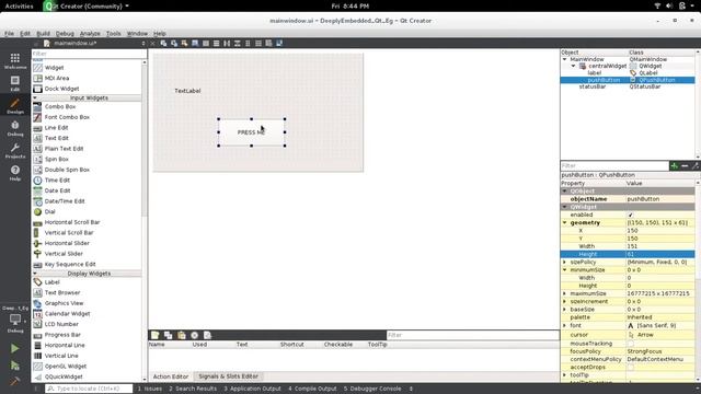 Qt GUI Code смотреть онлайн