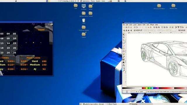 Slackware 11 + Beryl from 2007. смотреть онлайн