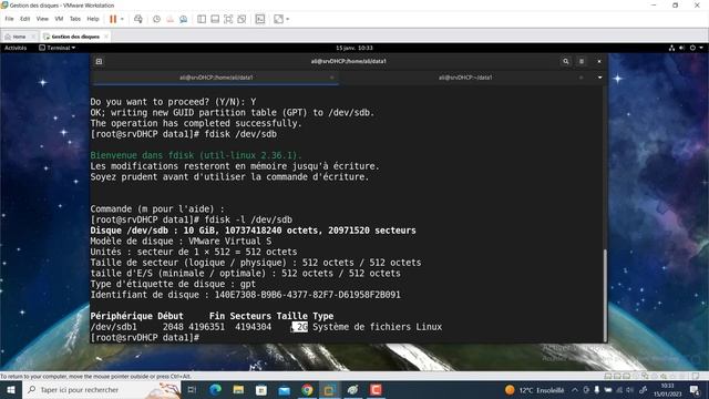 Administration réseau -Ep24 - Gestion des disques en GPT смотреть онлайн