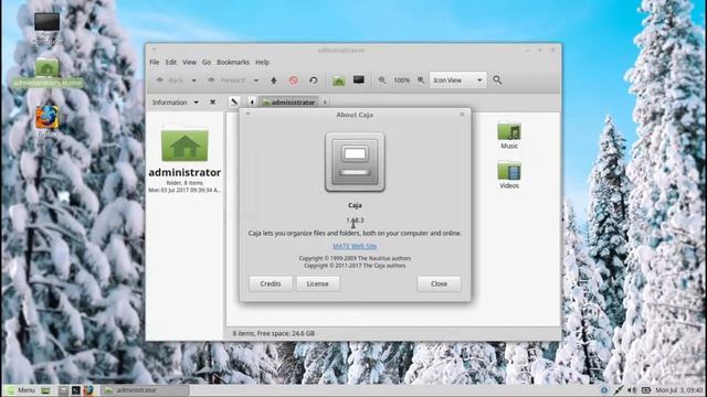 Linux Mint 18.2 MATE Edition смотреть онлайн