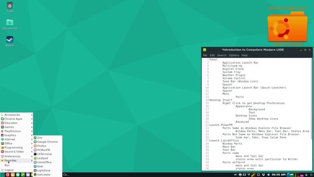 Introduction to Comuters, A Manjaro LXDE Desktop смотреть онлайн