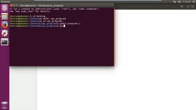 Computer Programming in C | V103 | How to Compile and Run C Program on Ubuntu смотреть онлайн
