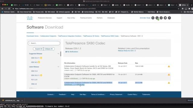 Cisco Codec TC/CE Software Upgrade Process and troubleshooting смотреть онлайн