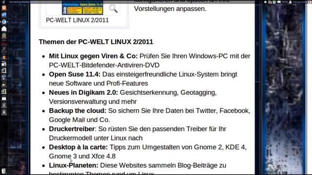 Tip : PC Welt Linux Magazin DVD 2/2011 jetzt am Kiosk смотреть онлайн