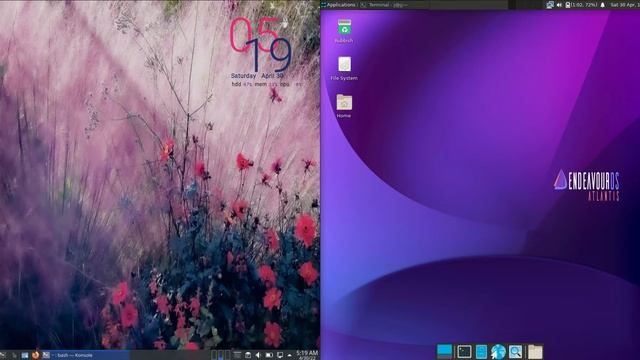 MX Linux 21 (kde) vs Endeavour OS 2022: Look and Feel смотреть онлайн