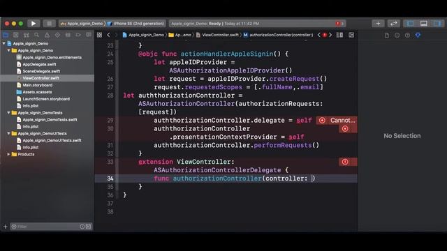 Integrate Sign in with Apple in a Swift Application смотреть онлайн
