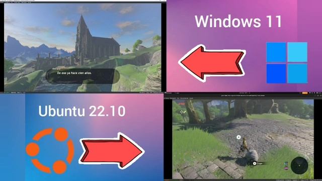 Linux Vs Windows En Yuzu (Zelda Breath Of The Wild) смотреть онлайн