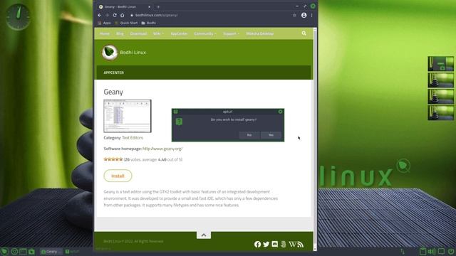 Bodhi Linux 6.0.0 (Install and Quick Tour) смотреть онлайн