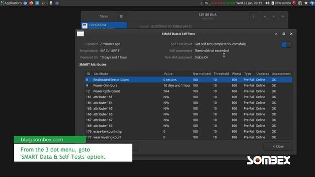 Check SSD Health On Linux Using Gnome Disks смотреть онлайн