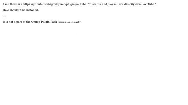 Unix & Linux: How to install Qmmp plugin for YouTube? смотреть онлайн