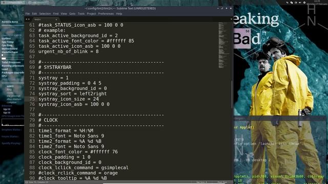 How to install Antergos Openbox and customize it - 17 tint2 settings смотреть онлайн