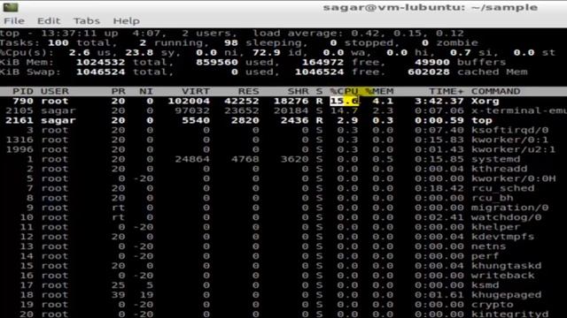 How to check cpu usage in Linux Shell terminal смотреть онлайн