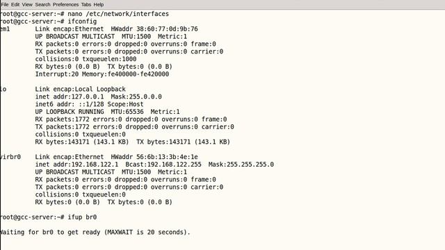 OpenNebula Frontend Step 3 Configuring the Physical Network Interface em1 as Bridge Interface br смотреть онлайн