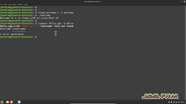 How to install Clang LLVM 14 and how to compile and run C/C++ on Linux Mint 21 - iostream not found смотреть онлайн