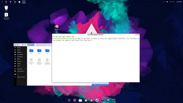 Blender 2.8 : Add it to your application launcher [ Linux ] смотреть онлайн