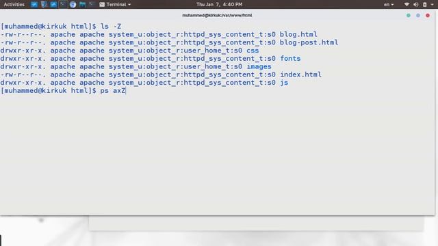 54 CentOS 7 WebServer and SELinux смотреть онлайн
