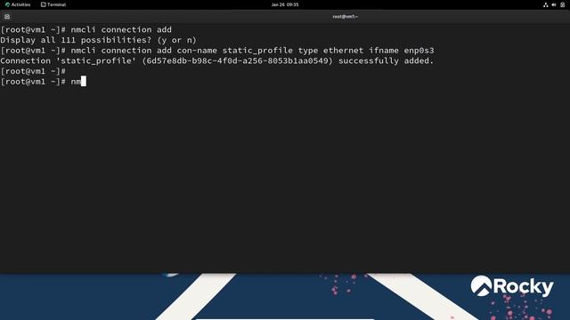 Network Management Using nmcli command in RHEL 9 Based OS (CentOS, Rocky, Alma, Oracle) смотреть онлайн